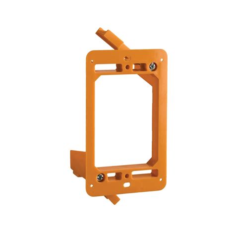 one gang polycarbonate orange bracket